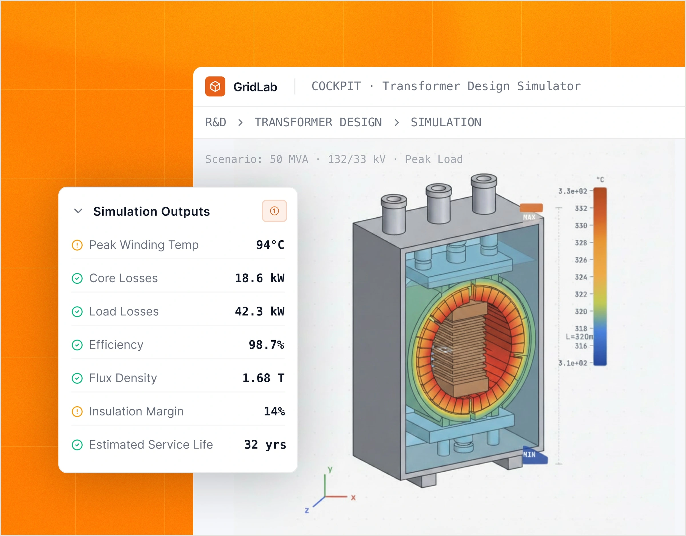 Energy - transformer design simulator