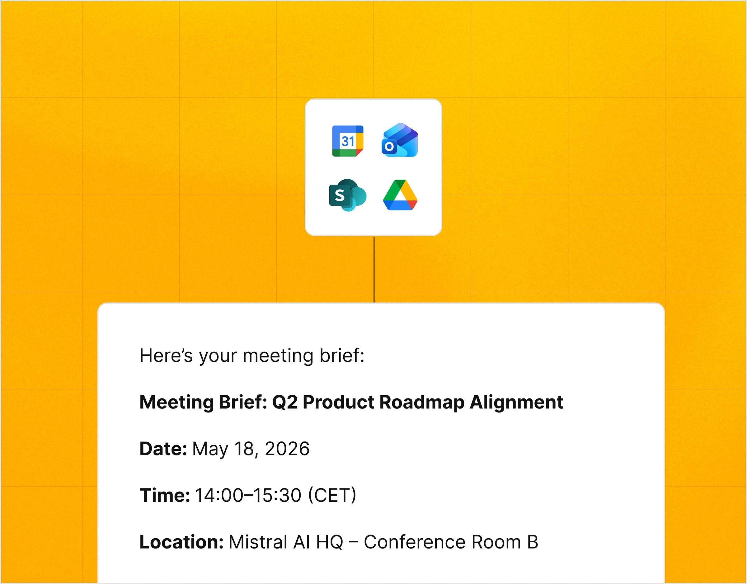 Prepare for meetings.