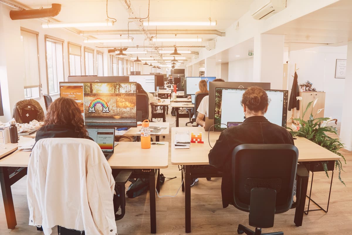 Careers - row of desks